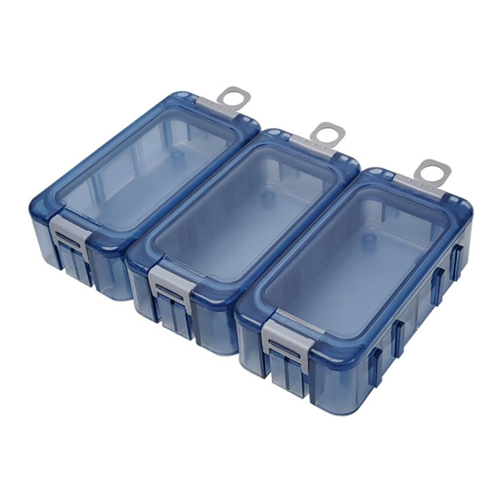 3Pcs Fishing Glow-in-the-dark Toolbox Fishing Storage Box Gear Organizer (Blue) Three-Piece Tackle Box, Fishing Gear Box-image-OPC-PKRKM99-NEW