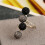 einfache legierungsringe mit harz-design, -ring, 2-teilig (gold) 6