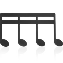 Metall-Musik-Notenhalter, tragbarer Notenblatt-Halter für Notenständer