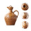 ceramic wine jug portable household wine container accessory 4