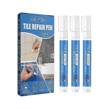 3pcs Tile Grout Repair Pen Quick Waterproof Dry White Grout Sealer