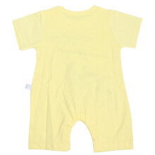 baby summer romper cartoon giraffe sleeveless jumpsuit 59 yellow