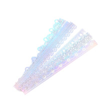 10Pcs Silver Lace Paper for DIY Scrapbooks and Decorative Crafts