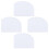 4Pcs White Cream Scraper Plastic Kitchen Accessories Cake Baking Tool 1