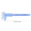 Mini Calibreur Vernier Plastique Outil Mesure Industriel 7