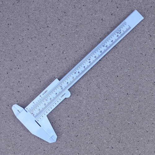 Mini Calibreur Vernier Plastique Outil Mesure Industriel 2