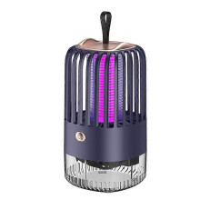 (Blue,Plug in payment)Electric Mosquito Killer Lamp Insect Catcher Fly Bug Zapper Trap LED UV Mozzie
