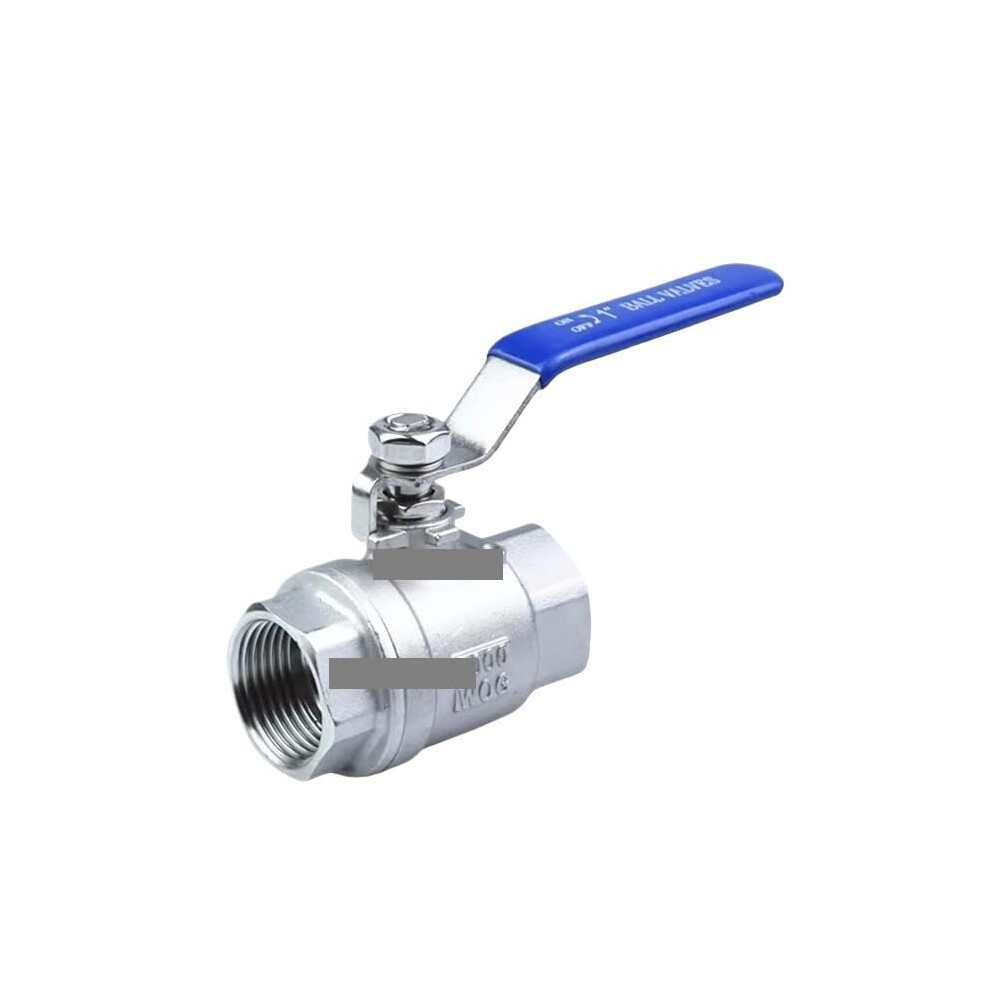 Bspt 1-1/4" Female Stainless Steel Ss304 Full Port Ball Valve With Vinyl Handle Thread Valves 9354506948948