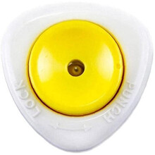Egg Punch Egg Piercer Egg Hole Puncher Pricker Kitchen Tool Semi-Automatic With Lock White And Yellow For Boiled Eggs