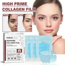 18pcs Melting Collagen Mask Soluble Lifting Anti-aging Film Skin Care Remove Dark Circles Nourish Mask High Prime Hydrolyzed Collagen Tw