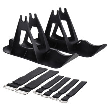 2 kinder laufrad-ski-board mit 4 riemen für 13–15 zoll reifen