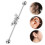 butterfly industriepiercing für frauen 9