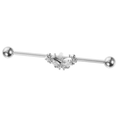 butterfly industriepiercing für frauen 2