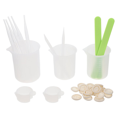 1Set Siliconen Epoxy Tools Set Met Meng- En Doseerbekers 2