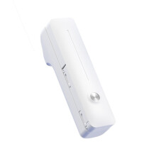 Mini Bluetooth Selfie Stick – 360 Rotating Pocket-Size Monopod with Unique Finger Grip – Compact (White)