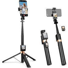 Universal Real-Time Back Camera Monitor for iPhone & Android, Vlog Selfie Monitor Screen for iPhone(Black)