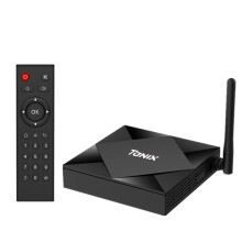 Smart TV Box Tx6s Android 10 4 GB RAM/32 GB ROM, Quad-core 4K 2.4G 5G Wifi BT4.0(Black)
