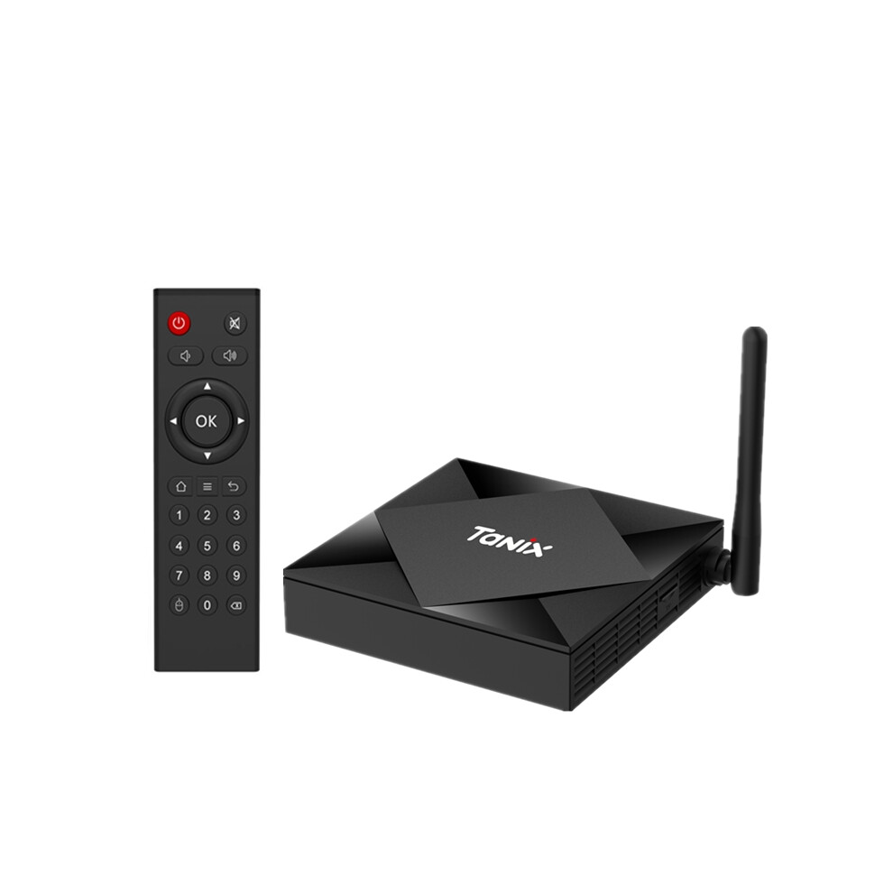 Smart Tv Box Tx6s Android 10 4 Gb Ram/64 Gb Rom, Quad-Core 4K 2.4G 5G Wifi Bt4.0(Black) Black 6976918080288