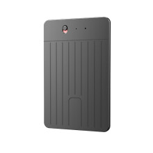 Ultra-thin AI voice recorder with translation, real-time transcription, and content summarization, 128GB(Black)