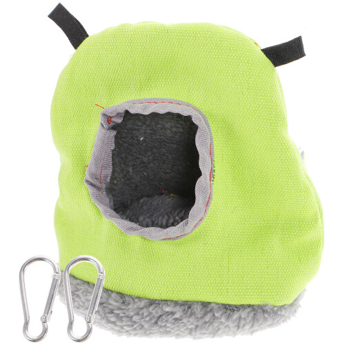 Warm Bird Nest Plastic For Parrots Semi-Enclosed Pet Nests Shells 2
