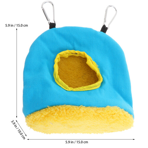 Warm Bird Nest Plastic For Parrots Semi-Enclosed Pet Nests Shells 1