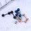 8- . 5 mm Kugelbarbell Set mit Schraubverschluss, 4 Farben 6