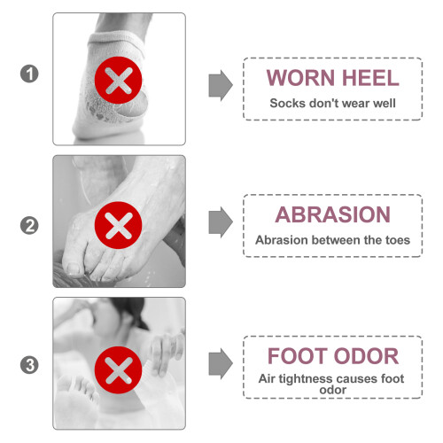 4Paren Paar Comfortabele Polyester Dagelijks Gebruik Vrouw 2