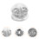50pcs earring backs replacement for hook earrings, safely locking 3