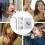 1 set aluminum two-hole lipstick mold premium quality 9