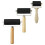 3 rubber diamond tekening rollers, - en inktrollen 9