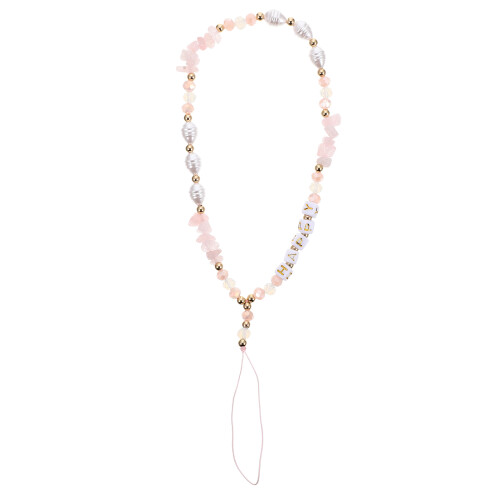 Pink Phone Lanyard Anti-Lost Wrist Strap Decor