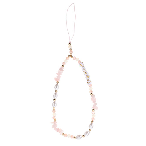 Pink Phone Lanyard Anti-Lost Wrist Strap Decor 1