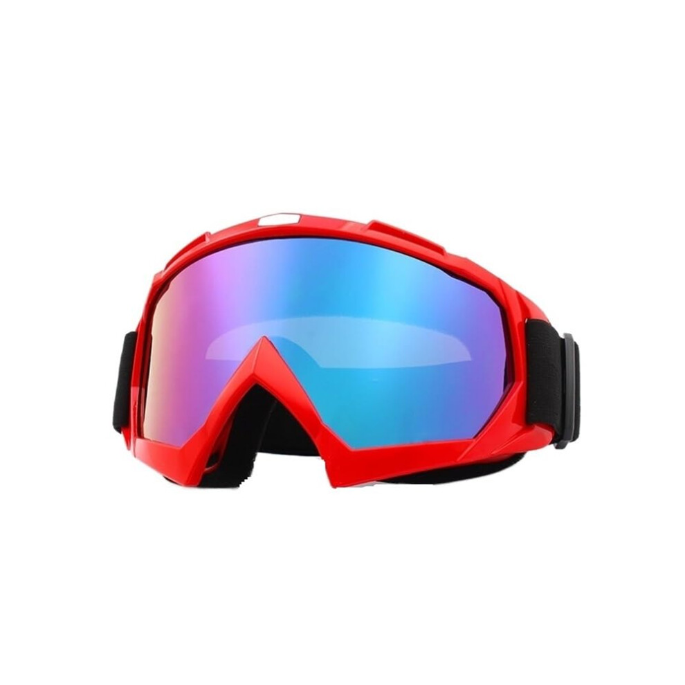 Motorbike Goggles Unisex Snowboard Mask Snowmobile Ski Goggles Windproof Safety Motocross Off Road Dirt Bike Glasses 9354506949419
