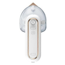 1 mini ferro da stiro da viaggio bianco senza fili, ferro da stiro a 360 gradi, USB