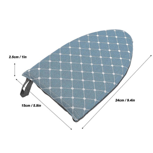 Guanto da stiro portatile resistente al calore impermeabile blu 15x2,5x24 cm 1