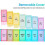 (Transparent)Extra Large Weekly Pill Organizer 7 Day AM PM Medicine Box with Double Layer Jumbo Compartments 5
