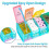 (Transparent)Extra Large Weekly Pill Organizer 7 Day AM PM Medicine Box with Double Layer Jumbo Compartments 2