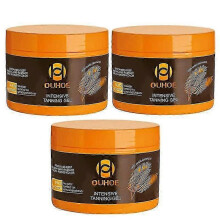 3pcs Tanning Cream Outdoor Sun Tan Gel Summer Beach Camping Bronzer Tan Cream