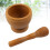 Grinding Bowl Tool Set Brown 1pack 6.7x4.3x4.3in 7