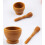 Grinding Bowl Tool Set Brown 1pack 6.7x4.3x4.3in 4