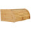 Bamboo Bread Box with Lid Light Brown Kitchen Storage 2