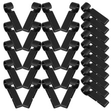 Raindrops 30 Pcs Outdoor Hardhat Hook Headlight Buckle Travel Work