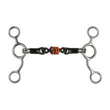 Horse Bit H-Shape Snaffle, 135mm Mouth, Bridle Compatible Snaffle Bit