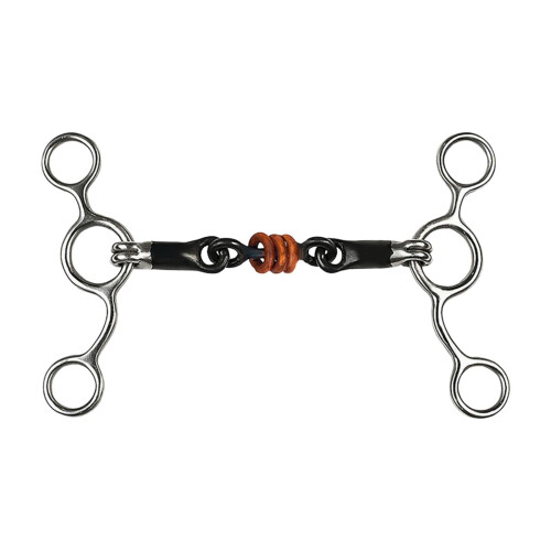 Horse Bit H-Shape Snaffle, 135mm Mouth, Bridle Compatible Snaffle Bit
