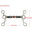 Horse Bit H-Shape Snaffle, 135mm Mouth, Bridle Compatible Snaffle Bit 5
