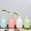 ceramic small vase for home office decoration white 6