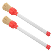 2pcs round head brush for tire paste and oil film cleaning