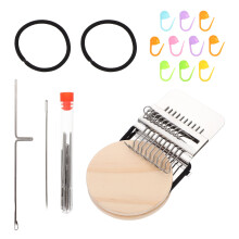 wooden loom set for clothes mending and weaving diy hand knitting