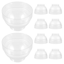 10Pièces Couvercles Shaker Pièce Clair Réutilisable Pour Jus Et Boissons