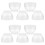 10Pièces Couvercles Shaker Pièce Clair Réutilisable Pour Jus Et Boissons 9
